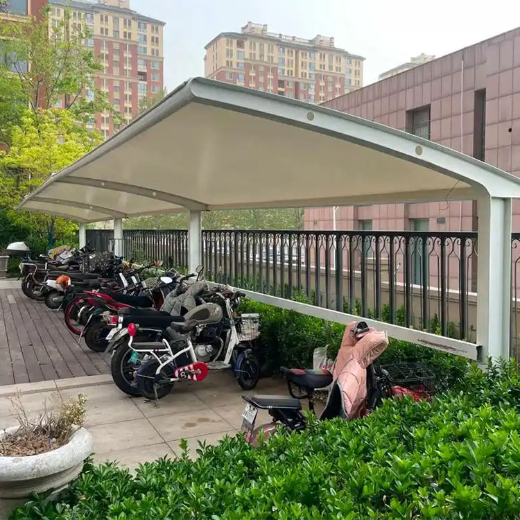 麻阳膜结构电动车棚